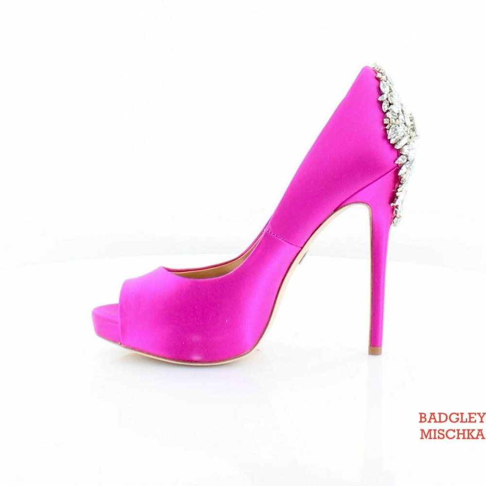 Badgley Mischka Kiara Pink Womens Shoes Size 6 M H